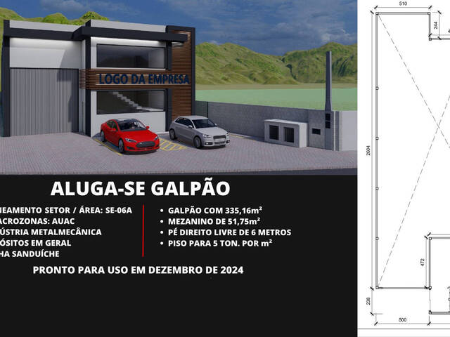 #304 - Sala para Locação em Joinville - SC